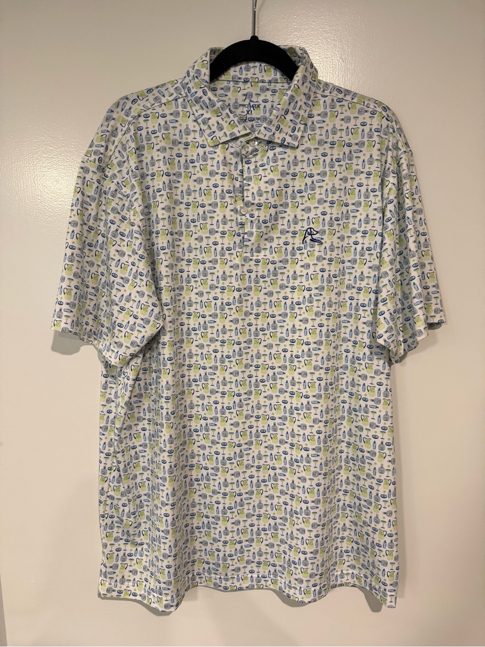 Rhoback Margarita Polo Blue & Green